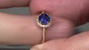 Anillo en oro con Tanzanita AAA (CIRARI)
