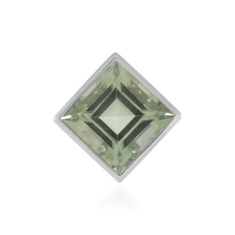 Grüner Amethyst-Silberanhänger (MONOSONO COLLECTION)