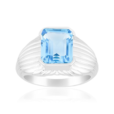 Anello in argento con Topazio Marambaia (de Melo)