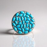 Anello in argento con Turchese Sleeping Beauty (Faszination Türkis)