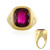 AAA-Brasilianischer Rubellit-Goldring (AMAYANI)