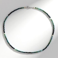 Collana in argento con Indicolite