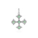 Ciondolo in argento con Cianite Menta