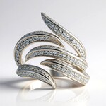 Anello in argento con Zircone