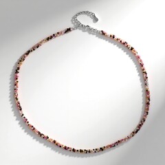 Collana in argento con Tormalina Rosa Brasiliana