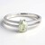 Anello in argento con Tormalina Menta