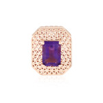 Ciondolo in argento con Ametista (MONOSONO COLLECTION)