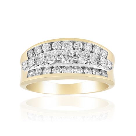 9K SI1 (G) Diamond Gold Ring (Annette)