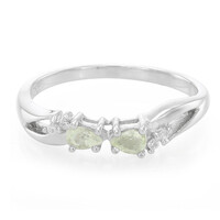 Bague en argent et Tourmaline cuprifère