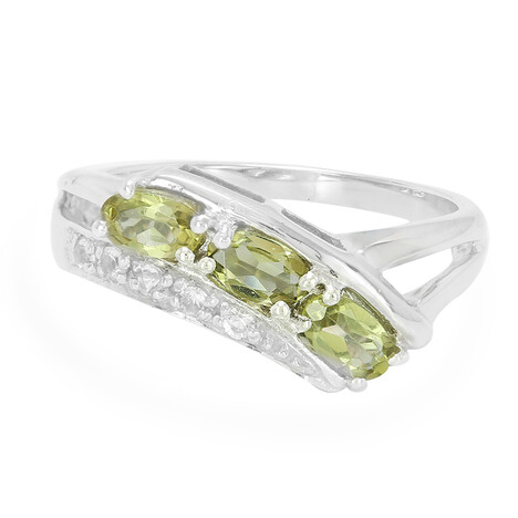 Anillo en plata con Apatita Xia