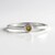 Anello in argento con Diamante Giallo I2