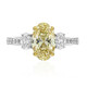 Anillo en oro con Diamante amarillo SI2 (CIRARI)
