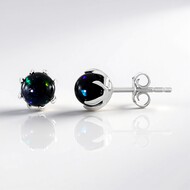 Pendientes en plata con Ópalo de Mezezo (de Melo Essence)