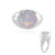 Anillo en plata con Ópalo de Welo (de Melo Essence)