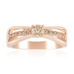 Gouden ring met een VS1 Argyle-Rose de France-Diamant (Annette)