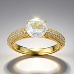 Anello in argento con Topazio Bianco (Adela Silber)