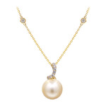 Collana in oro con Perla Dorata dei Mari del Sud (CIRARI)