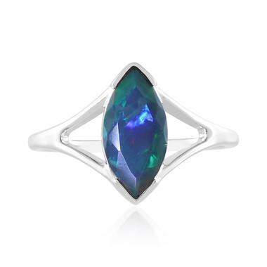 Bague en argent et Opale Mezezo
