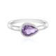 Anello in argento con Ametista Zambiana