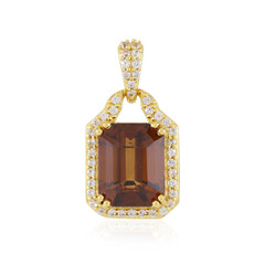 Canary Zircon Silver Pendant (Adela Silber)