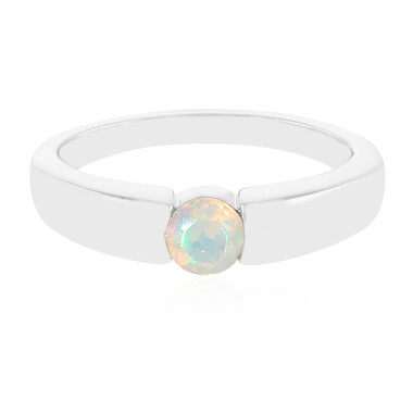 Anello in argento con Opale di Welo