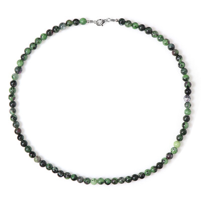 Collana in argento con Rubino Zoisite