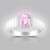 Anello in argento con Kunzite (Pallanova)