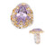 Lavendel-Amethyst-Silberring (Gems en Vogue)