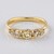 Anello in oro con Diamante Champagne d'Argyle SI2 (de Melo)