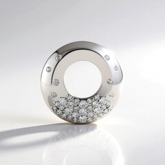 Ciondolo in argento con Zircone (de Melo Essence)