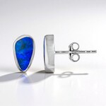 Orecchini in argento con Doppietto di Opale (MONOSONO COLLECTION)