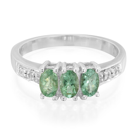 Paraiba Tourmaline Silver Ring