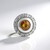 Ciondolo in argento con Zircone Giallo (MONOSONO COLLECTION)
