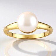 Anillo en plata con Perla de Akoya (TPC)