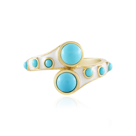 Sleeping Beauty-Türkis-Silberring