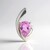 Ciondolo in argento con Kunzite (Pallanova)
