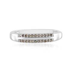 Anello in argento con Diamante Cioccolato I3