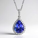Collana in oro con Tanzanite AAA (CIRARI)
