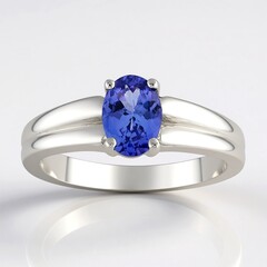 Anello in argento con Tanzanite (Pallanova)