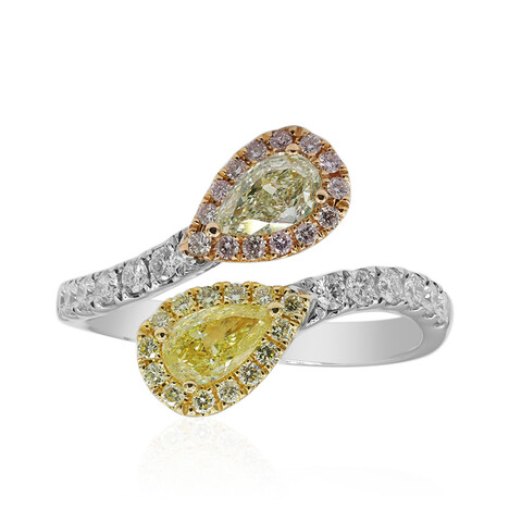 Anello in oro con Diamante Fancy SI2 (CIRARI)