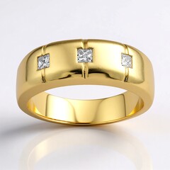 Anello in oro con Diamante SI1 (H)