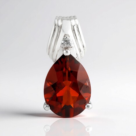 Ciondolo in argento con Citrino Madeira (de Melo Essence)