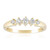 SI2 (H) Brillant-Goldring (de Melo Gold)