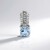 Brazilian Aquamarine Silver Pendant