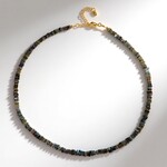Collana in argento con Labradorite