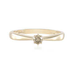 9K I2 Brown Diamond Gold Ring