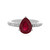 Madagascar Ruby Silver Ring