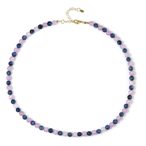 Edelstein-Silberhalskette