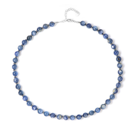 Collar en plata con Cianita de Nepal