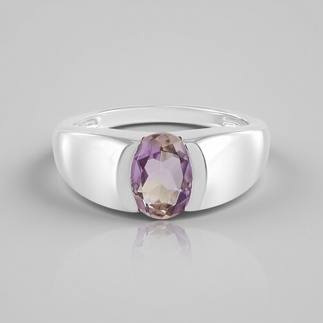 Anello in argento con Ametrina